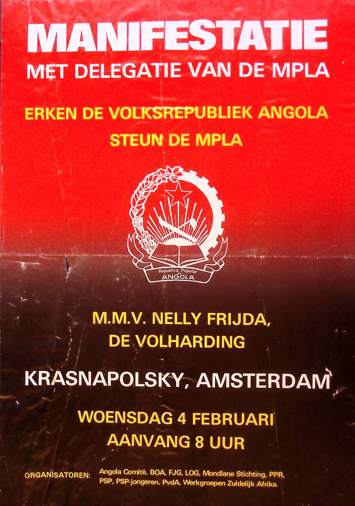 Aanplakbiljetten over solidariteit